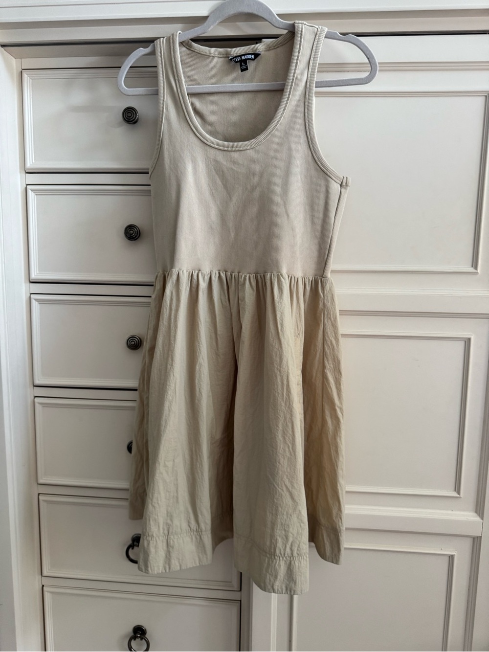 Steve Madden Light Tan Tank Dress - Comfortable Everyday Style